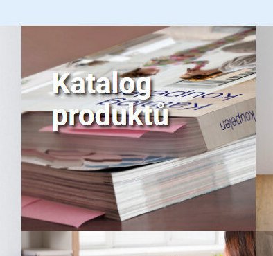 Katalog produktů
