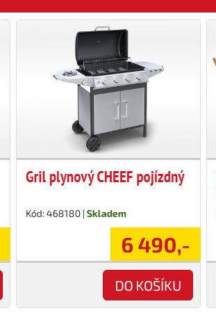 Gril plynový CHEEF pojízdný