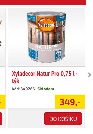 Xyladecor Natur Pro 0,75 l - týk
