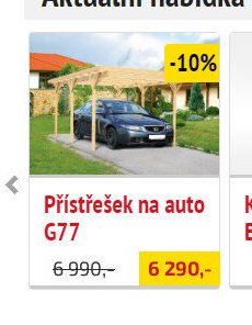 Přístřešek na auto G77