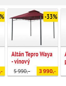 Altán Tepro Waya - vínový
