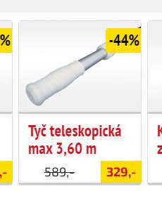 Tyč teleskopická max 3,60 m