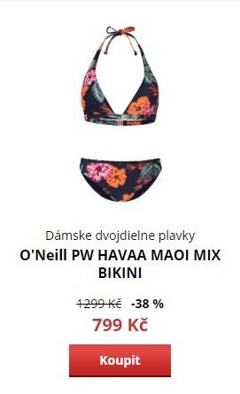 O'Neill PW HAVAA MAOI MIX BIKINI
