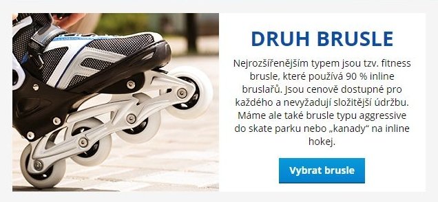 Fitness inline brusle