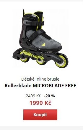Dětské inline brusle Rollerblade MICROBLADE FREE