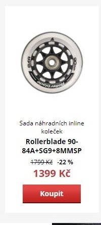 Rollerblade 90-84A+SG9+8MMSP