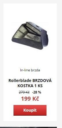 Rollerblade BRZDOVÁ KOSTKA 1 KS