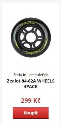 Zealot 84-82A WHEELS 4PACK