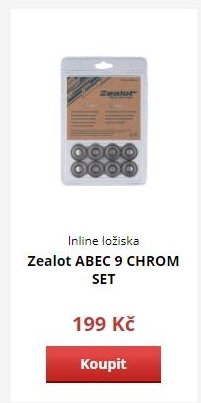Zealot ABEC 9 CHROM SET