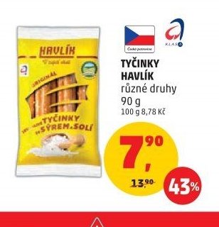 TYČINKY HAVLÍK různé druhy 90 g - Penny Market aktualniletaky.eu