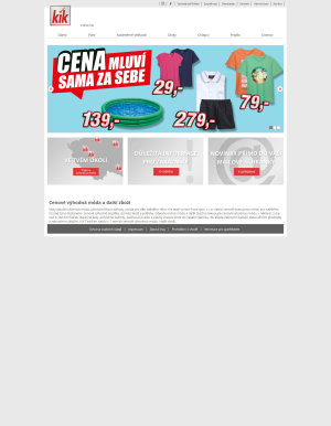 aktuální leták Kik textil 10.6.2020-16.6.2020