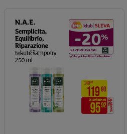 N.A.E. Semplicita, Equilibrio, Riparazione tekuté šampony - Teta drogerie aktualniletaky.eu
