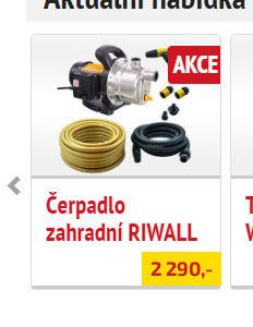 Čerpadlo zahradní RIWALL