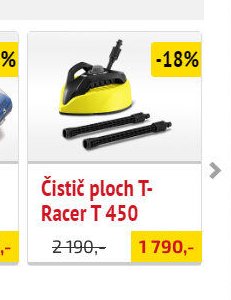 Čistič ploch T-Racer T 450