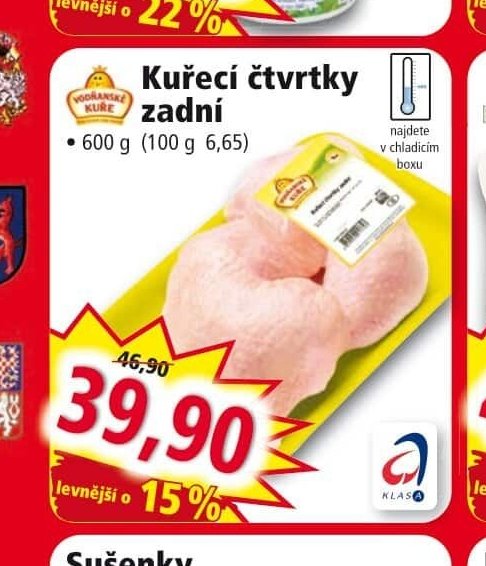 Kuřecí čtvrtky zadní