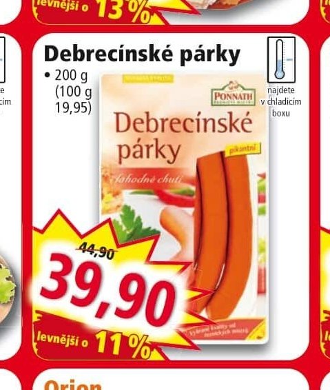 Debrecínské párky