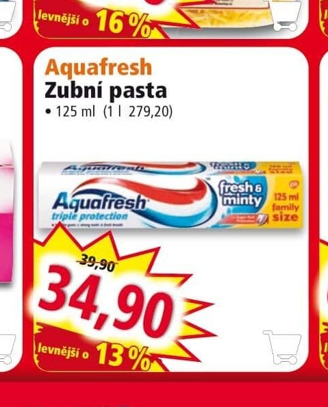 Aquafresh Zubní pasta