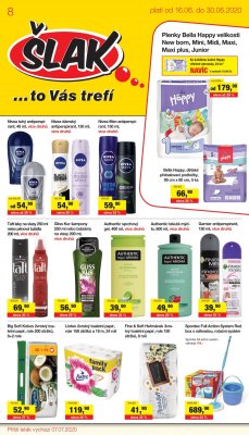 aktuální leták Šlak drogerie 16.6.2020-30.6.2020
