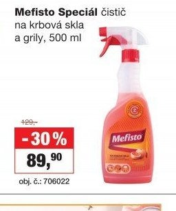 Mefisto Speciál čistič na krbová skla a grily, 500 ml