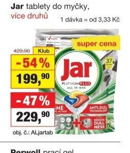 Jar tablety do myčky