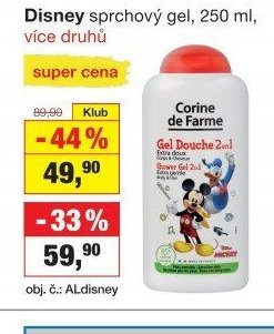 Disney sprchový gel, 250 ml