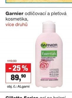 Garnier odličovací a pleťová kosmetika