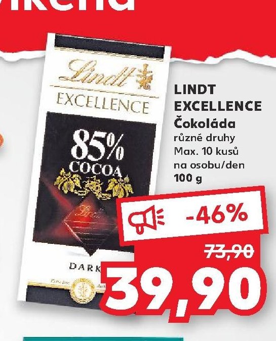 LINDT EXCELLENCE Čokoláda