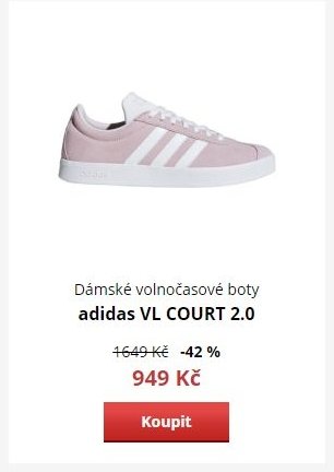 Dámské volnočasové boty adidas VL COURT 2.0
