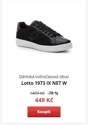 Dámská volnočasová obuv Lotto 1973 IX NET W