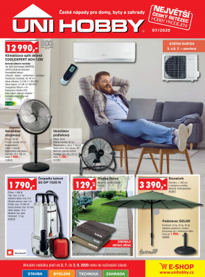 aktuální leták UNI HOBBY 2.7.2020-2.8.2020