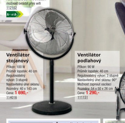 Ventilátor stojanový