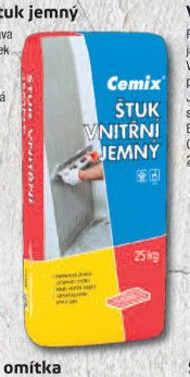 Vnitřní štuk jemný