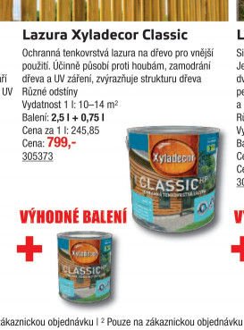 Lazura Xyladecor Classic