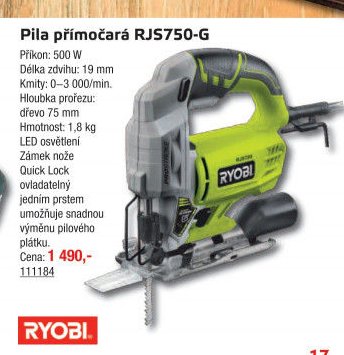 Pila přímočará RJS750-G
