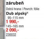 Obložková zárubeň Dub alpský