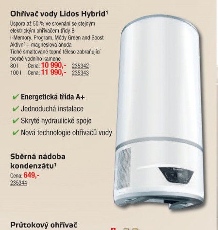 Ohřívač vody Lidos Hybrid