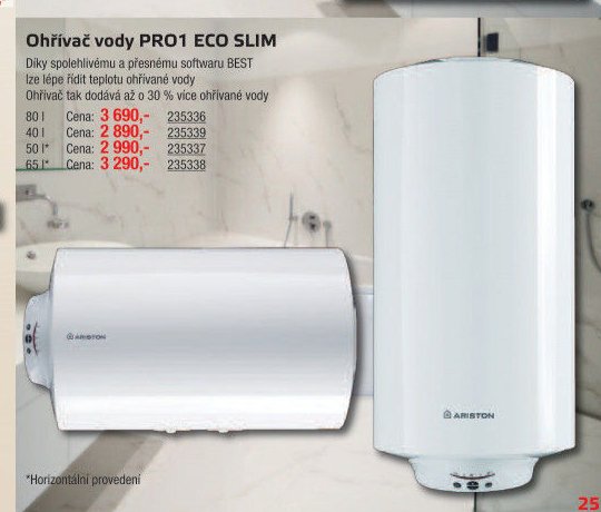 Ohřívač vody PRO1 ECO SLIM