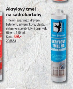 Akrylový tmel na sádrokartony