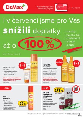 aktuální leták Dr. Max 1.7.2020-31.8.2020