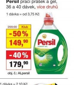 Persil prací prášek a gel