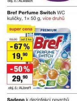 Bref Perfume Switch WC kuličky