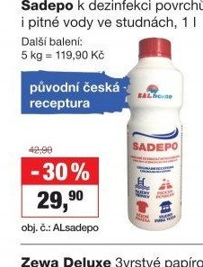 Sadepo k dezinfekci povrchů