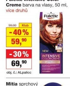 Palette Intensive Color Creme barva na vlasy, 50 ml