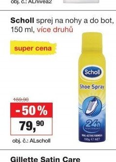 Scholl sprej na nohy a do bot, 150 ml