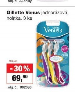 Gillette Venus jednorázová holítka, 3 ks