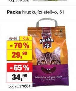 Packa hrudkující stelivo, 5 l