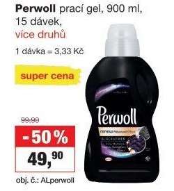 Perwoll prací gel, 900 ml