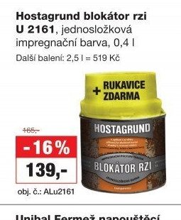 Hostagrund blokátor rzi U 2161