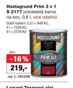 Hostagrund Prim 3 v 1 S 2177