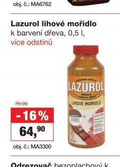 Lazurol lihové mořidlo